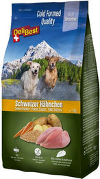 DeliBest Hund Adult Sensitive Complete Hähnchen kaltgeformtes halbfeuchtes Trockenfutter – Bild 1 von 2