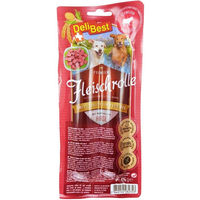 Produktbild von DeliBest Kausnack Fleischrolle Schweizer Rind mit Hirse hypoallergen für sensitive Hunde 1000g