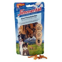 Produktbild von DeliBest Kausnack Simmental Rind Fleischstreifen mit hohem Fleischanteil 90g - 90 g