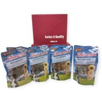 Produktbild von DeliBest Kausnack Simmental Rind Monoprotein Multipack 640g - 6 x 80 g