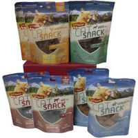 Produktbild von DeliBest Mixpaket Katzensnacks mit Hirsch, Kaninchen, Kalb und Huhn 370g - 8 x 46,25 g