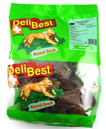 DeliBest Naturkauartikel Schweineohren Monoprotein für Hunde 500 g - 500 g – Bild 1 von 2
