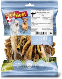 DeliBest Naturkaukartikel Straussensehnen Monoprotein und Hypoallergen 200g – Bild 1 von 2