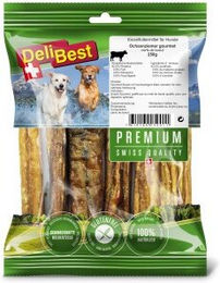 DeliBest Ochsenziemer Kausnack für Hunde aus Rind Monoprotein ohne Konservierungsstoffe 250g – Bild 1 von 2