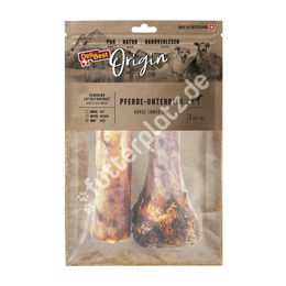 DeliBest Origin Pferdeunterbein Monoprotein Naturkauartikel für Hunde 2 Stück ca. 15 cm – Bild 1 von 2