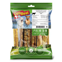 Produktbild von DeliBest Premium Ochsenziemer Rind Monoprotein Kausnack ohne Konservierungsstoffe 250 g - 250 g