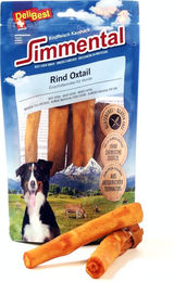 Produktbild von DeliBest Simmental Rind Oxtail Kausnack für Hunde monoproteinisch und glutenfrei 2 x 200 g - 2 x 200 g