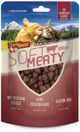 Produktbild von DeliBest Soft Meaty Feuchte Snacks Rind Leckerli für alle Altersstufen