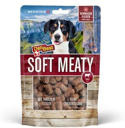 DeliBest Soft Meaty Hundesnacks Rind getreidefrei mit hohem Fleischanteil 150g – Bild 1 von 5
