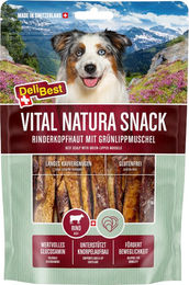 Produktbild von DeliBest Vital Natura Kausnack Rind mit Grünlipp Muschel getreidefrei und sensitive 200 g