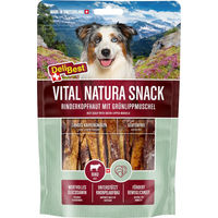 Produktbild von DeliBest Vital Natura Kausnack Rind mit Grünlipp Muschel getreidefrei und sensitive 200 g