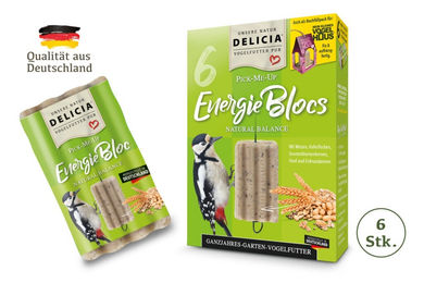 DELICIA Energieblock Vogelfutter für Wildvögel 95g - 6 x 95 g – Bild 1 von 5