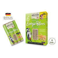 Produktbild von DELICIA Energieblock Vogelfutter für Wildvögel 95g - 6 x 95 g