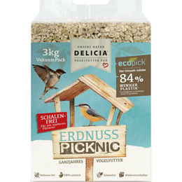 Delicia Erdnuss Futter-Mix Wildvogel Ganzjahresfutter 3 kg - 3 kg – Bild 1 von 10