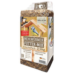 Delicia Mehlwürmer Futter-Mix Insektenfutter für Wildvögel 2,5 kg - 2,5 kg – Bild 1 von 3