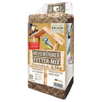Produktbild von Delicia Mehlwürmer Futter-Mix Insektenfutter für Wildvögel 2,5 kg - 2,5 kg