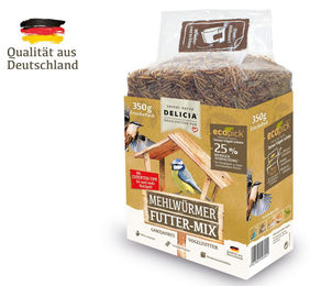Delicia Mehlwürmer FutterMix Insektenfutter für Wildvögel 350g - 800 g – Bild 1 von 2
