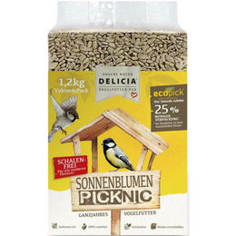 DELICIA Sonnenblumen Futtermix Wildvogel Ergänzungsfutter Ganzjährig 1,2kg - 1,2 kg – Bild 1 von 7