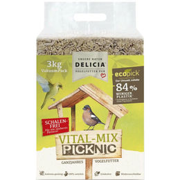 Delicia Vital Futter-Mix Wildvogel Ganzjahresfutter Streufutter 3kg - 3 kg – Bild 1 von 9