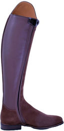 Produktbild von DeNiro Bellini Camoscio Legno Reitstiefel aus Leder in Braun und Gold EU 42