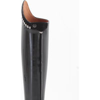 Produktbild von DeNiro Bellini Reitstiefel Damen aus Leder in Schwarzlack mit Glaskristall-Perlen