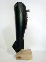 DeNiro Chap GHETTA Chaps aus Softleder in Schwarz Größe XS – Bild 1 von 1