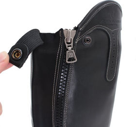 DeNiro Italia Leder Chaps mit Elastik Schwarz XS – Bild 1 von 6