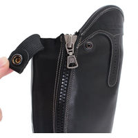Produktbild von DeNiro Italia Leder Chaps mit Elastik Schwarz XS