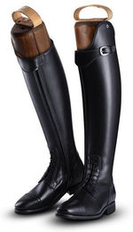 DeNiro JBGreen Laced veganer Dressurstiefel aus Kunstleder schwarz Größe 40 – Bild 1 von 1