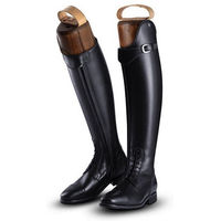 Produktbild von DeNiro JBGreen Laced veganer Dressurstiefel aus Kunstleder schwarz Größe 40