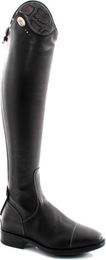 DeNiro Reitstiefel Salentino 01 Tricolore in Schwarz und Grau aus Glattleder Größe 40 – Bild 1 von 1