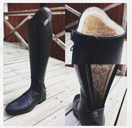 DeNiro Salento Winter Reitstiefel aus Leder in Schwarz Größe 45 – Bild 1 von 1