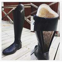 Produktbild von DeNiro Salento Winter Reitstiefel aus Leder in Schwarz Größe 45