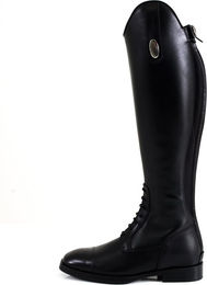 DeNiro Tricolore Reitstiefel aus Soft Glattleder in Schwarz mit Gummisohle Größe 36 – Bild 1 von 1