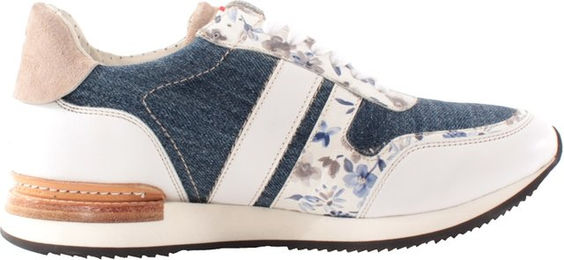 DeNiro Viceversa Sneaker aus Leder in Blau-Weiß Größe 41 – Bild 1 von 2