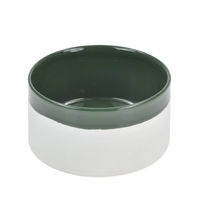 Produktbild von Denjo Dogs Mateus Hundenapf aus Keramik in Forest Green 0,6L