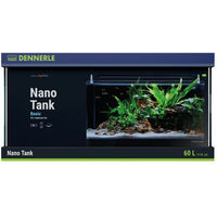 Produktbild von Dennerle Aquarien-Set Nano Tank Basic mit LED-Aufsatzleuchte in Schwarz