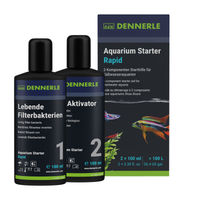 Produktbild von Dennerle Aquarium Starter Rapid Wasseraufbereiter für Süßwasser 200ml - 2 x 100 ml