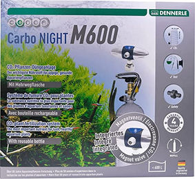 Produktbild von Dennerle Carbo Night M600 CO2-Anlage für Aquarien bis 600 Liter in Schwarz - 2000 g