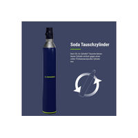 Produktbild von Dennerle Carbo Soda M200 CO2-Düngesystem für Süßwasser-Aquarien bis 200 Liter in Silber aus Aluminium - 425 g