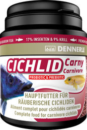 Dennerle Cichlid Carny Granulat für räuberische Buntbarsche und Diskus Fische 200 ml - 200 ml – Bild 1 von 3