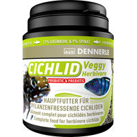 Produktbild von Dennerle Cichlid Veggy Fischfutter Chips für Buntbarsche und Diskusfische 200 ml - 200 ml