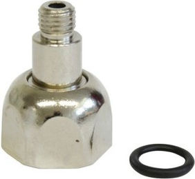 Produktbild von Dennerle CO2 Adapter Einweg-DRM zu Mehrweg aus Metall in Silber