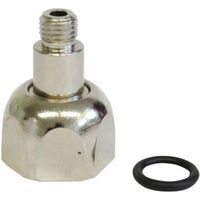 Produktbild von Dennerle CO2 Adapter Einweg-DRM zu Mehrweg aus Metall in Silber