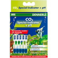 Produktbild von Dennerle CO2 Special Indicator Wassertester zur CO2 und pH Messung für Aquarien - 5 x 1,3 ml