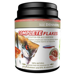 Produktbild von Dennerle Complete Gourmet Flakes Süßwasser Fischfutter mit Insekten und Garnelen 1000 ml - 1000 ml