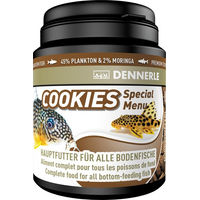 Produktbild von Dennerle Cookies Special Menu Fischfutter für Bodenfische mit Insekten und Krill 200 ml - 200 ml