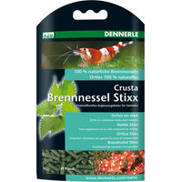 Produktbild von Dennerle Crusta Brennnessel Stixx Garnelenfutter 3er Pack 90 g - 30 g