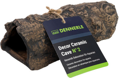 Dennerle Deco Ceramic Höhle Stil N°2 Keramik Aquariendekoration Braun Natur – Bild 1 von 3