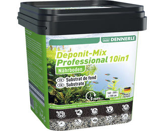 Dennerle DeponitMix Professional 10in1 Bodengrund mit Pflanzendünger 9,6 kg Schwarz - 9,6 kg – Bild 1 von 3